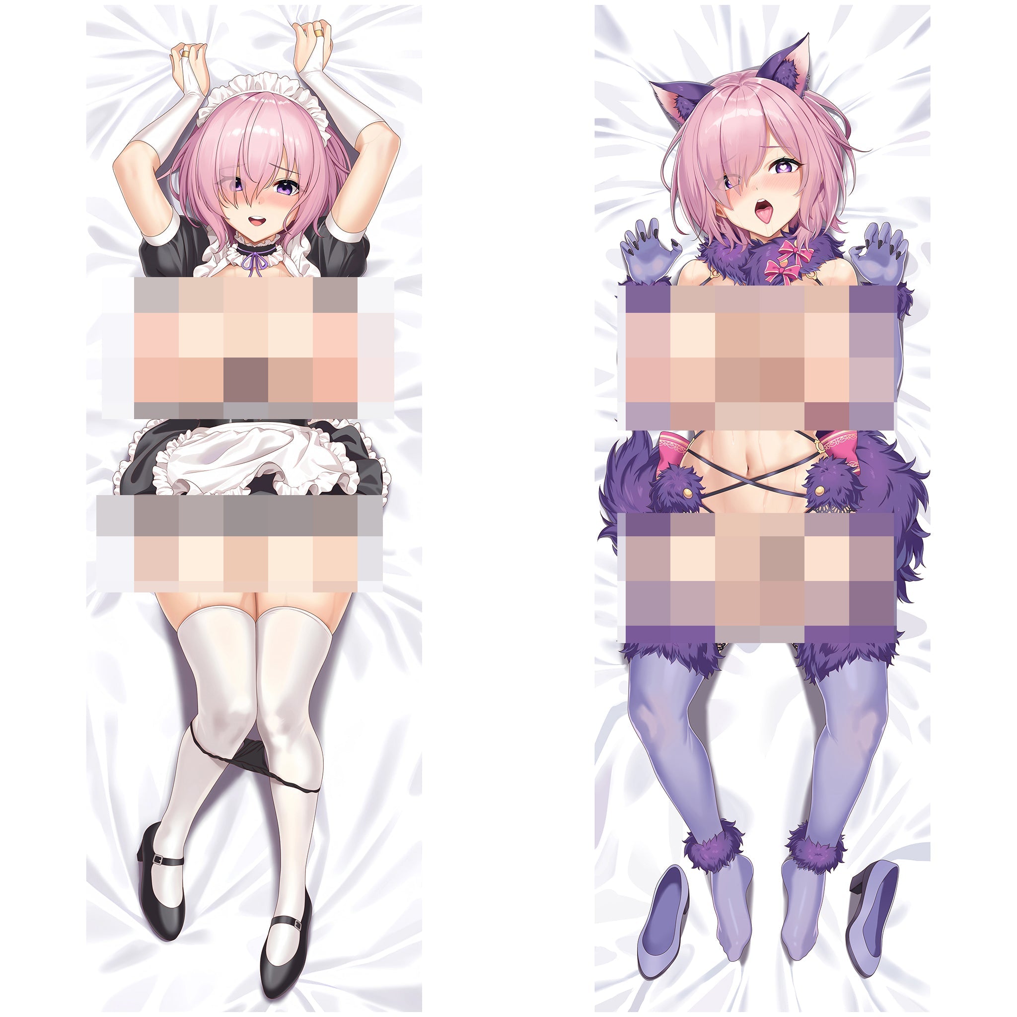 Mash Kyrielight (Maid & Wolf Cos Ver.) - AnimePillow Fan-Art Edition