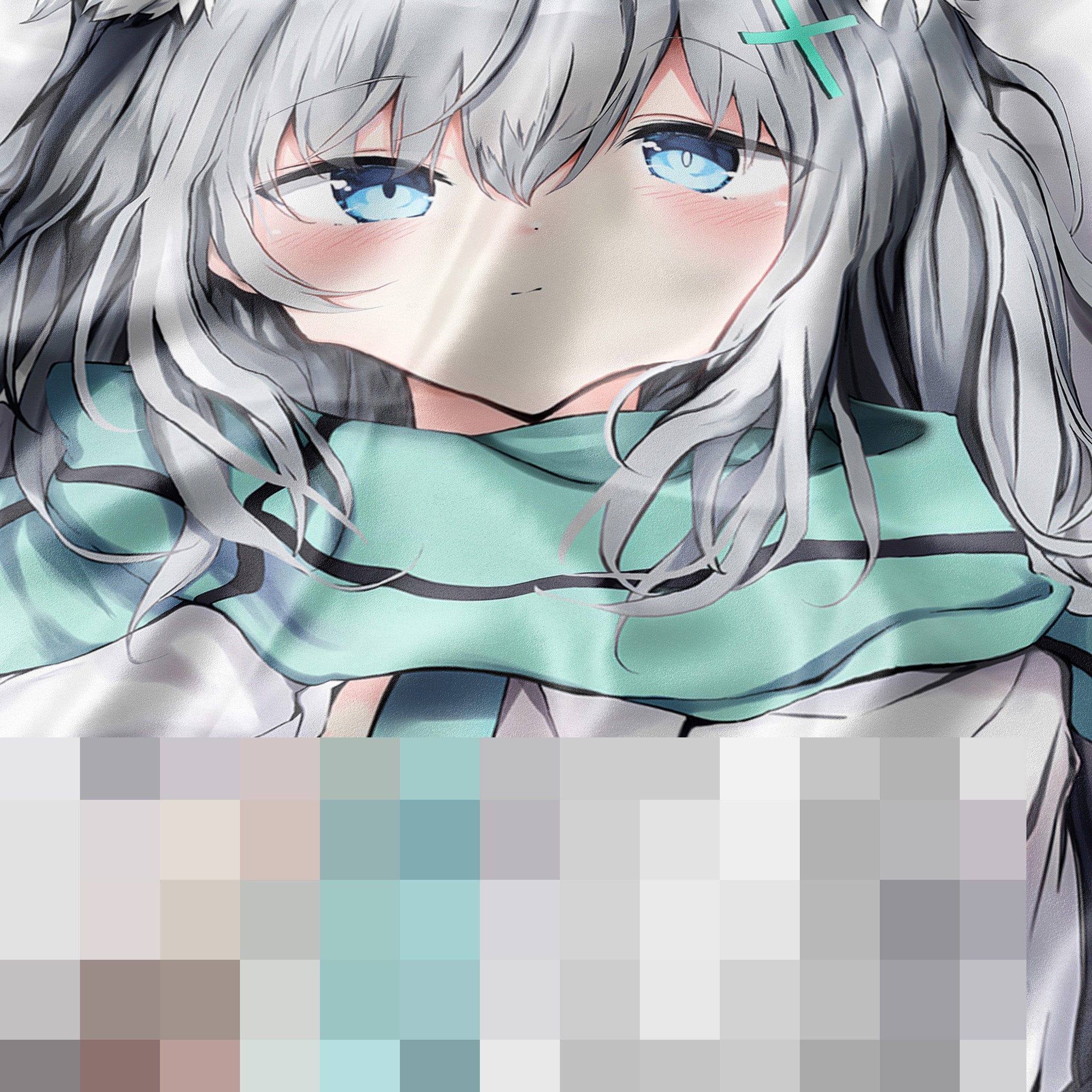 Shiroko Sunaookami (Ver.2) - AnimePillow Fan-Art Edition