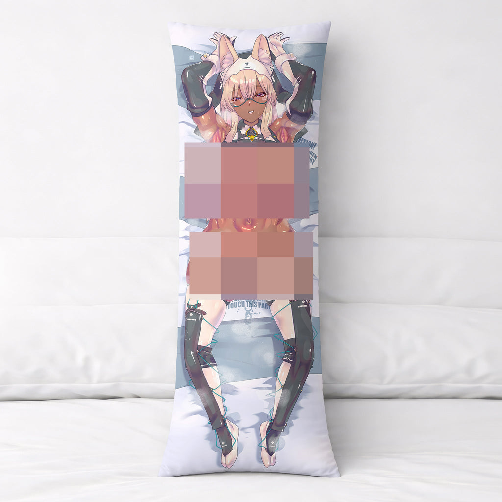 Braune-Haar-Brille-Schwester – AnimePillow Fan-Art Edition