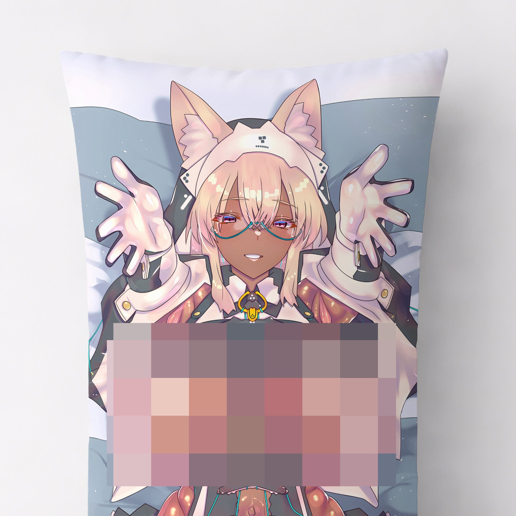 Braune-Haar-Brille-Schwester – AnimePillow Fan-Art Edition