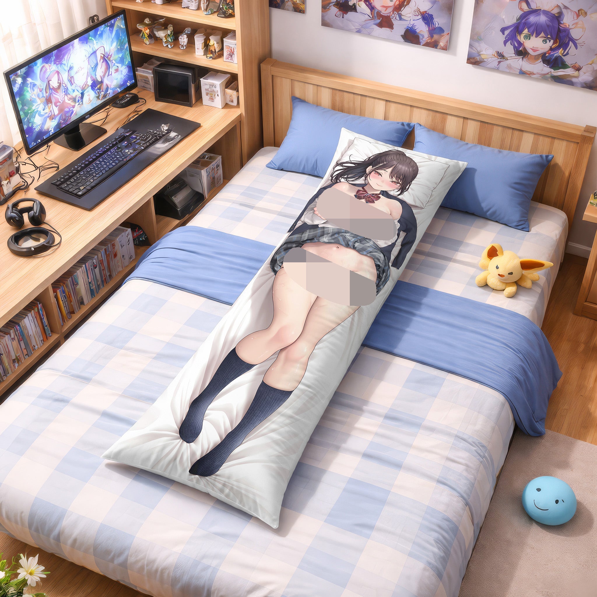 High School Girl B - AnimePillow Fan-Art Edition